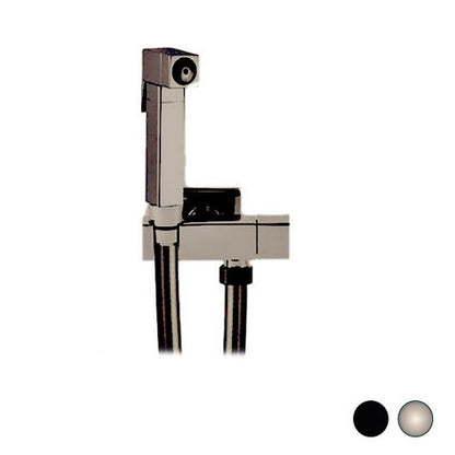 Set Mit Wasserbürste + Flexibler Schlauch + Quadratische Halterung Aus Messing - MEGART