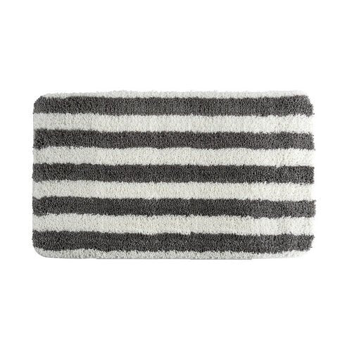 Mikrofaser - Badematte 50X80 Cm Weiss/Grau - MEGART