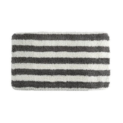 Mikrofaser - Badematte 50X80 Cm Weiss/Grau - MEGART