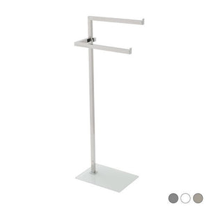 Handtuchhalter - Standfuss Aus Stahl Mit Glasbasis - MEGART