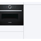 Einbaubackofen mit Mikrowelle CMG633BB1 Schwarz - MEGART