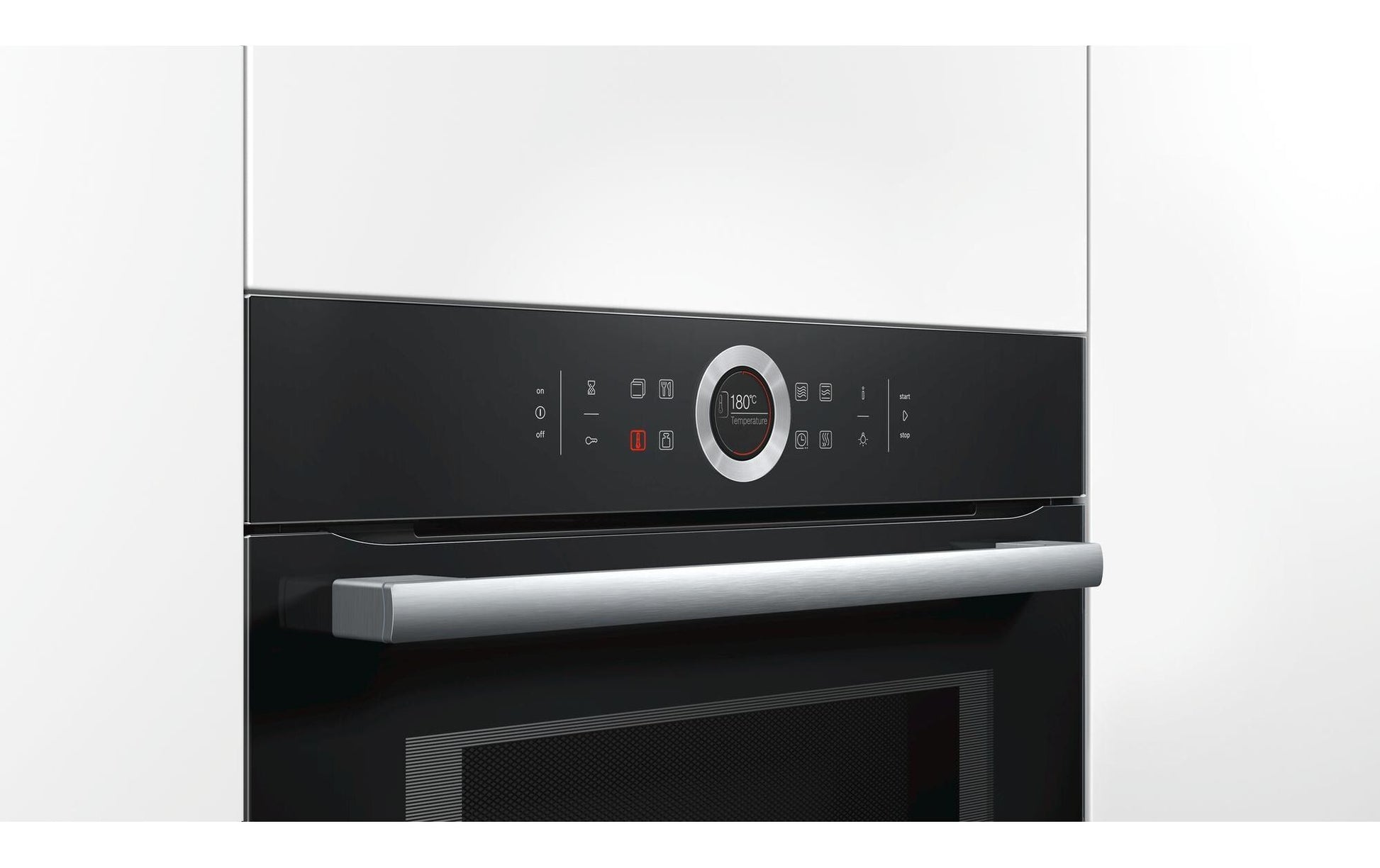 Einbaubackofen mit Mikrowelle CMG633BB1 Schwarz - MEGART