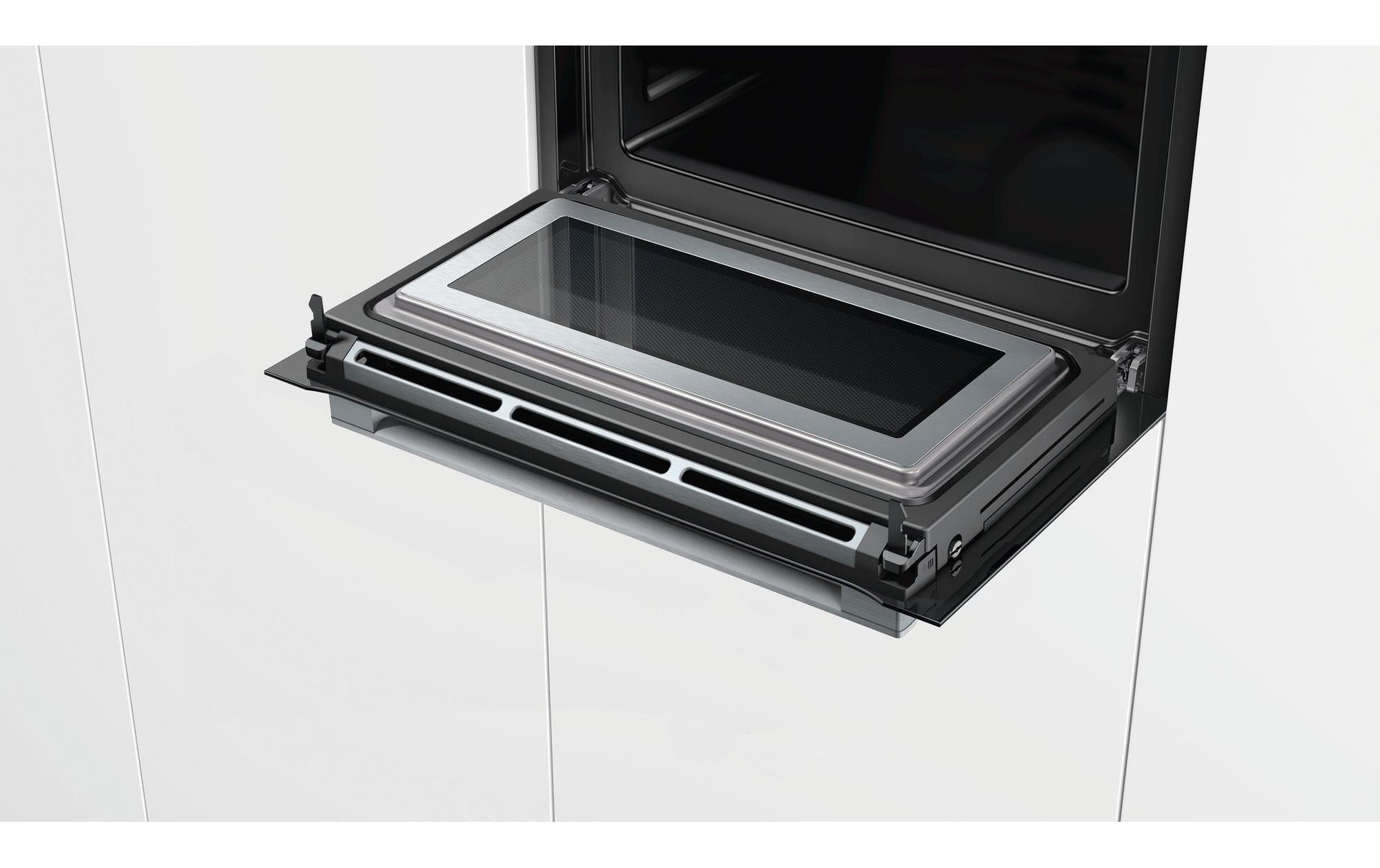 Einbaubackofen mit Mikrowelle CMG633BB1 Schwarz - MEGART