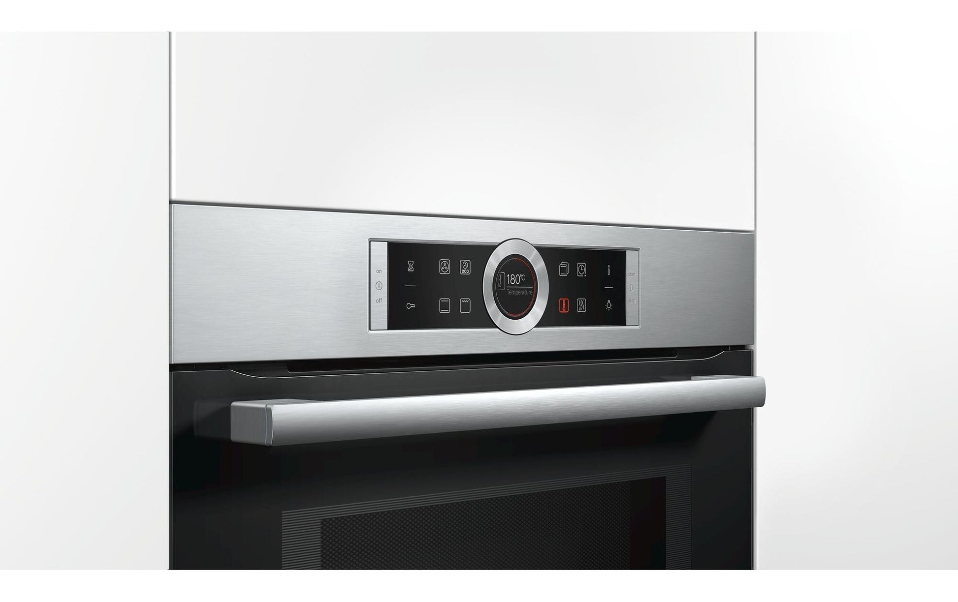 Einbaubackofen mit Mikrowelle CMG633BS1 Edelstahl/Schwarz - MEGART