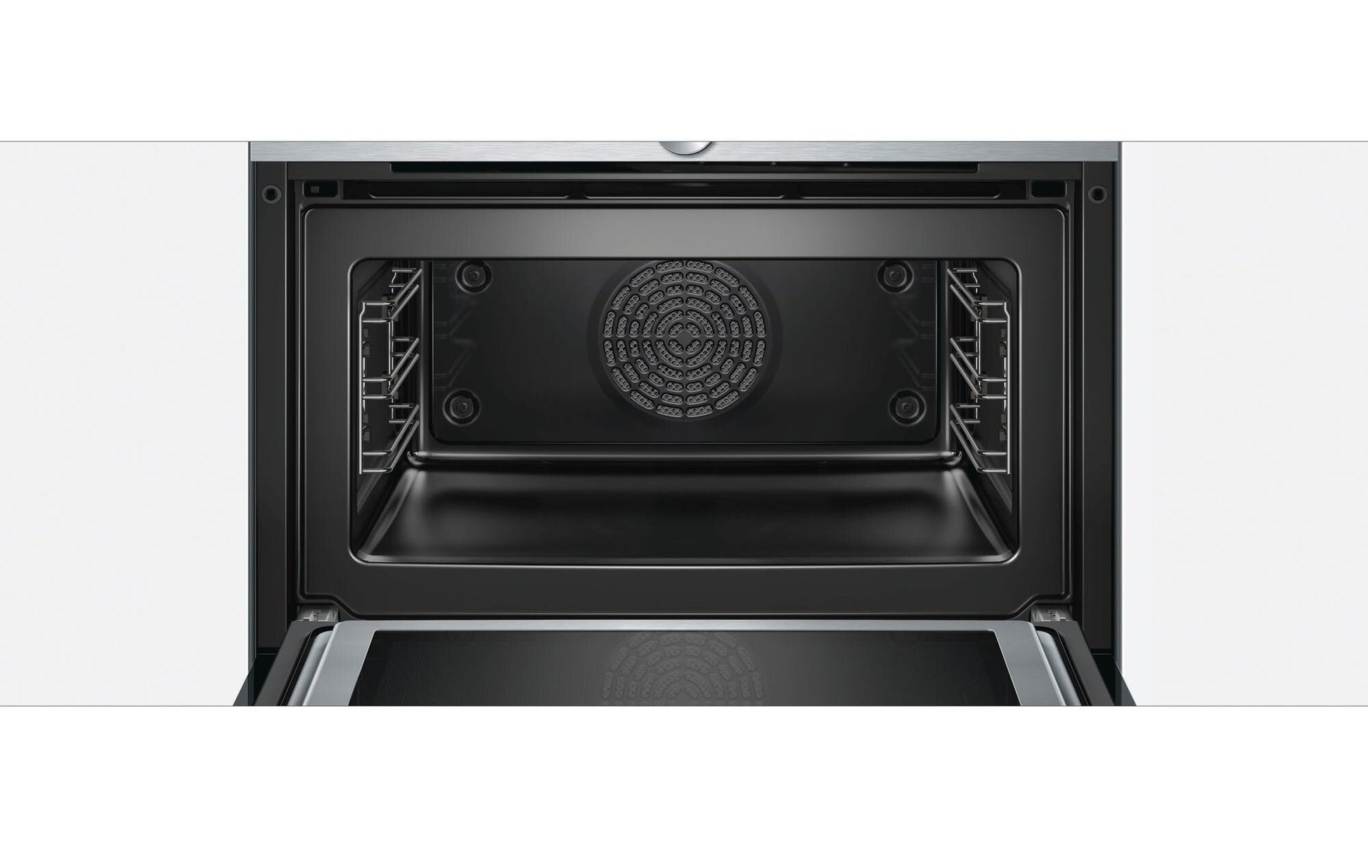 Einbaubackofen mit Mikrowelle CMG633BS1 Edelstahl/Schwarz - MEGART