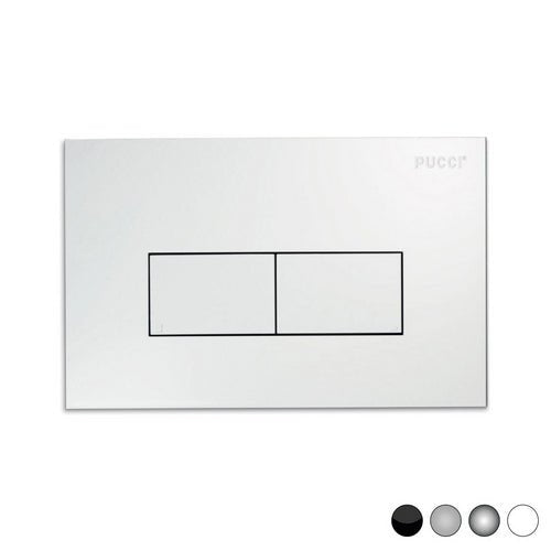 Druckplatte Für Einbaukasten Pucci Eco 2 Tasten Linie Mod.2014 - MEGART
