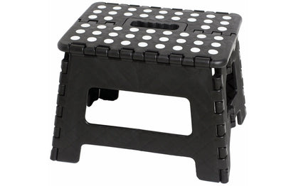 Klapphocker Klapp-Klick Kunststoff, Schwarz