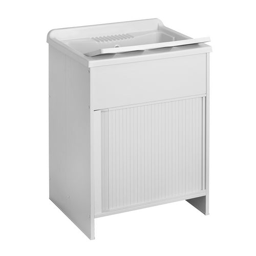 Washtrog mit Kunststoffschrank und Rollladenöffnung - MEGART