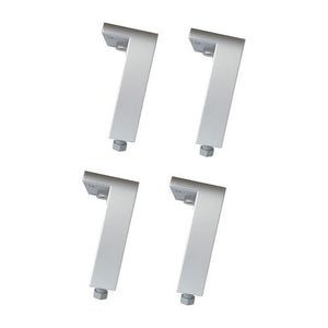 4 Stück Verstellbare Anodisierte Füsse Für Holz - MEGART
