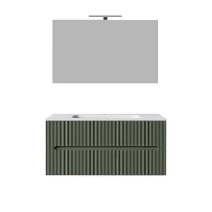 Wandmöbel Linie Stick Rattan 120 Cm - MEGART