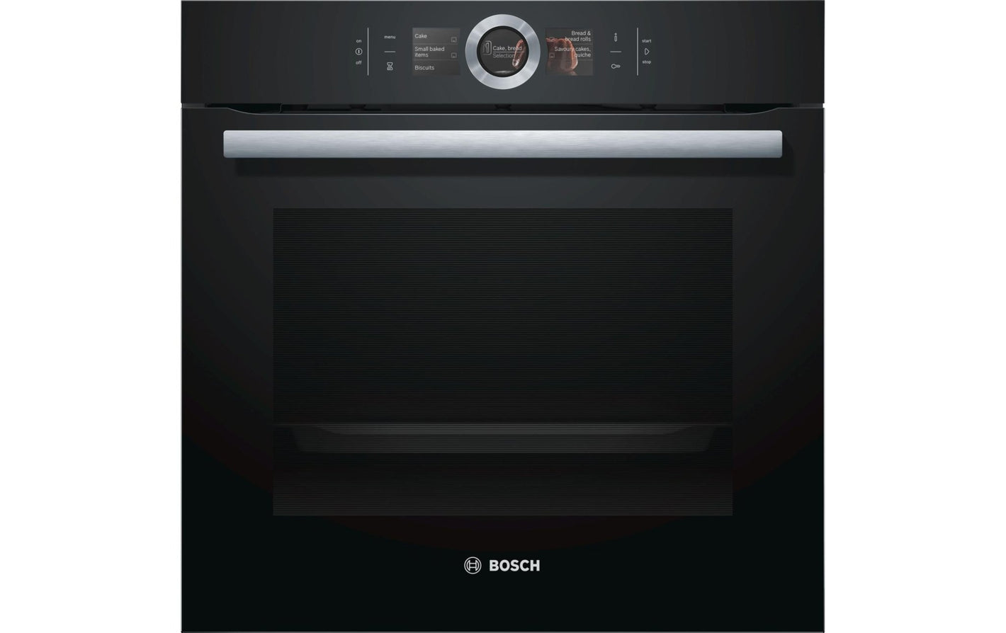 Einbaubackofen HBG676EB6 Schwarz A+ - MEGART