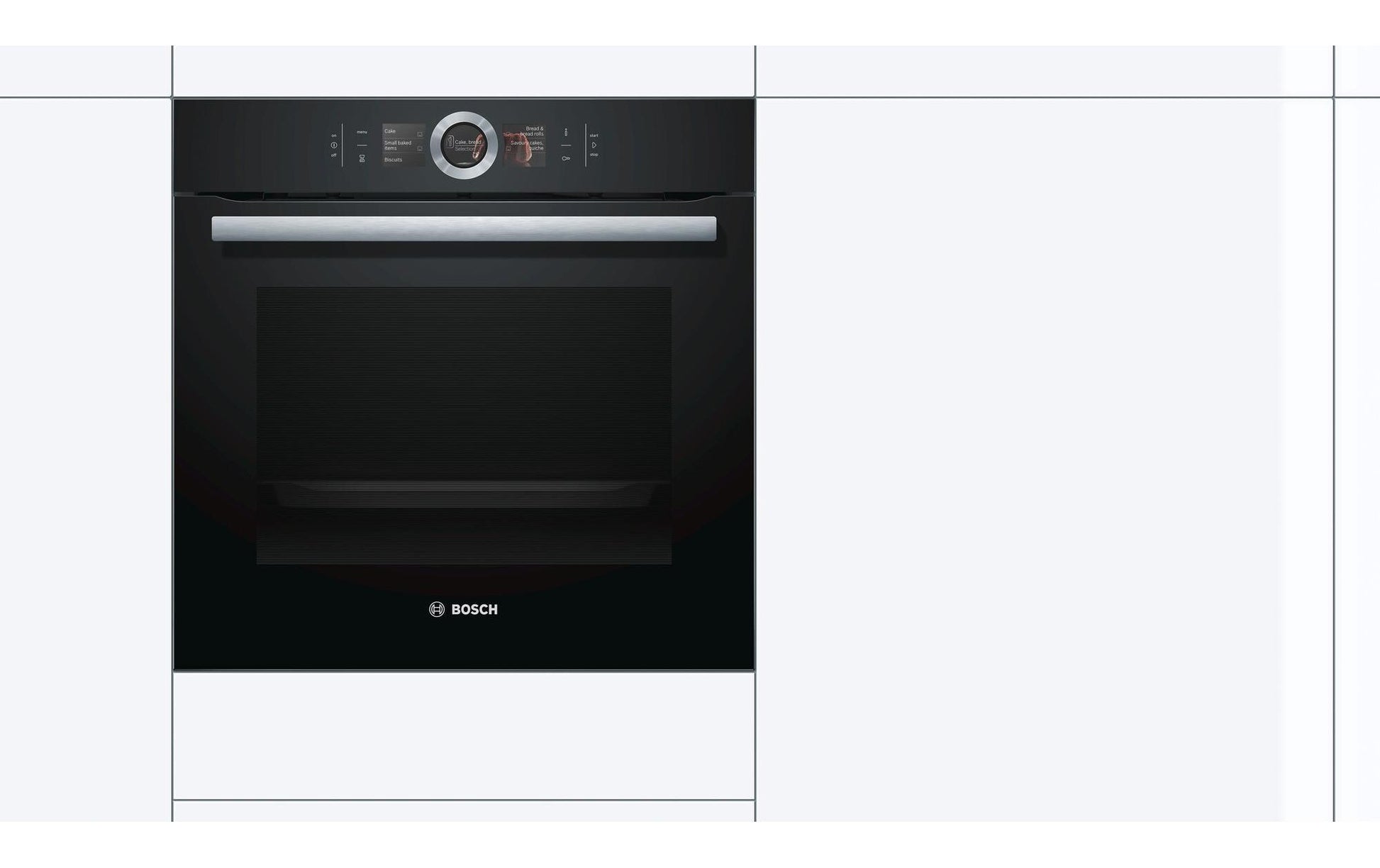 Einbaubackofen HBG676EB6 Schwarz A+ - MEGART