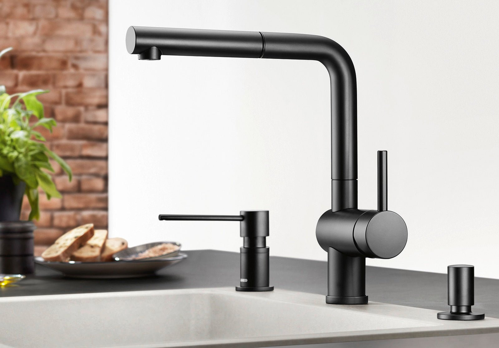 BLANCO LINUS - S Schwarz Matt - MEGART