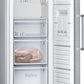 iQ300, Freistehender Gefrierschrank, 186 x 60 cm, Stahl, Silber GS36NVIEP - MEGART