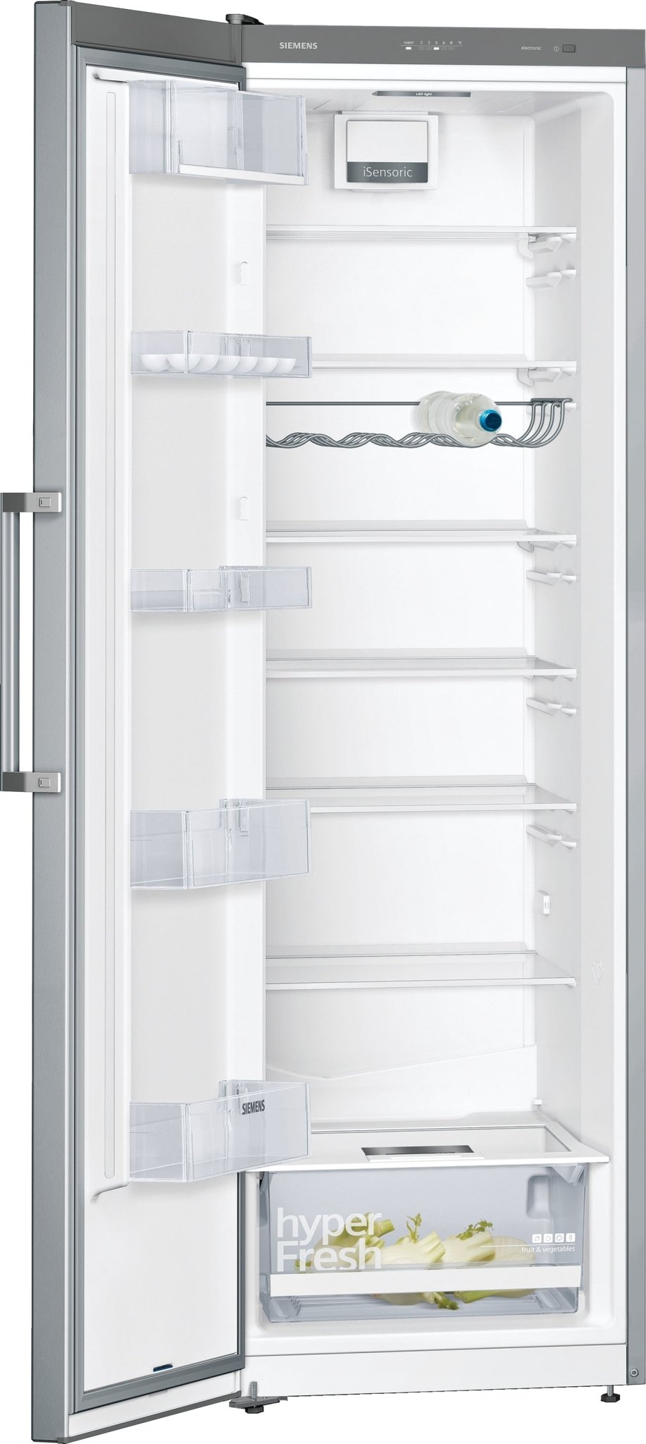 iQ300, Freistehender Kühlschrank, 186 x 60 cm, Stahl, Silber KS36VVIEP - MEGART