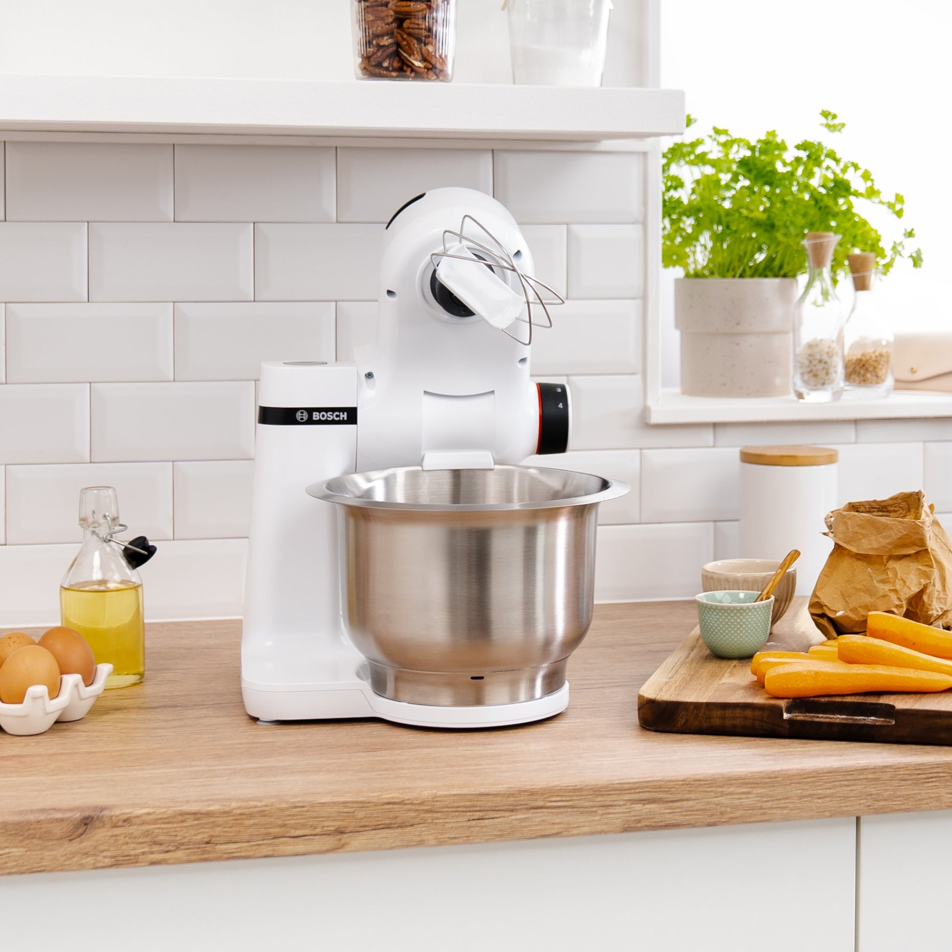 Serie 2, Küchenmaschine, MUM, 700 W, Weiss, Weiss, MUMS2EW00 - MEGART