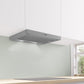 Serie 2, Flachschirmhaube, 60 cm, Silber DFM064W51C - MEGART