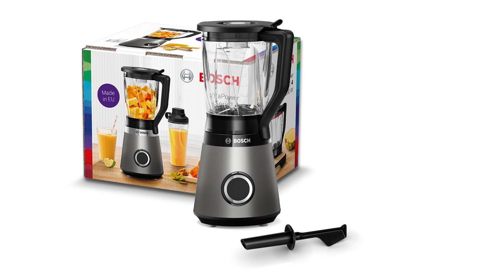 Serie 4, Standmixer, VitaPower, 1200 W, Silber, MMB6172S - MEGART