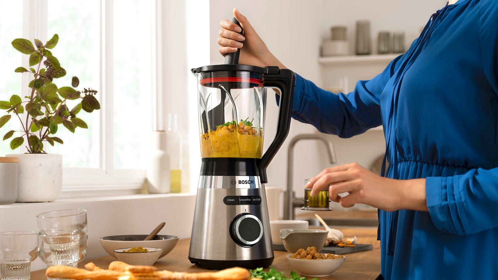 Serie 4, Standmixer, VitaPower, 1200 W, Edelstahl, MMB6382M - MEGART