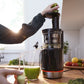 Extracteur de jus, VitaExtract, 150 W, Schwarz, Edelstahl gebürstet, MESM731M - MEGART
