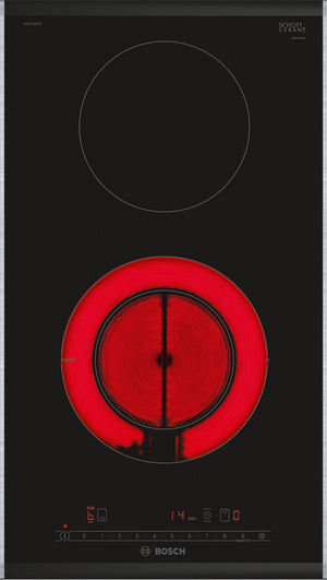 Serie 6, Domino - Kochfeld, Elektro, 30 cm, Schwarz PKF375FP2E - MEGART