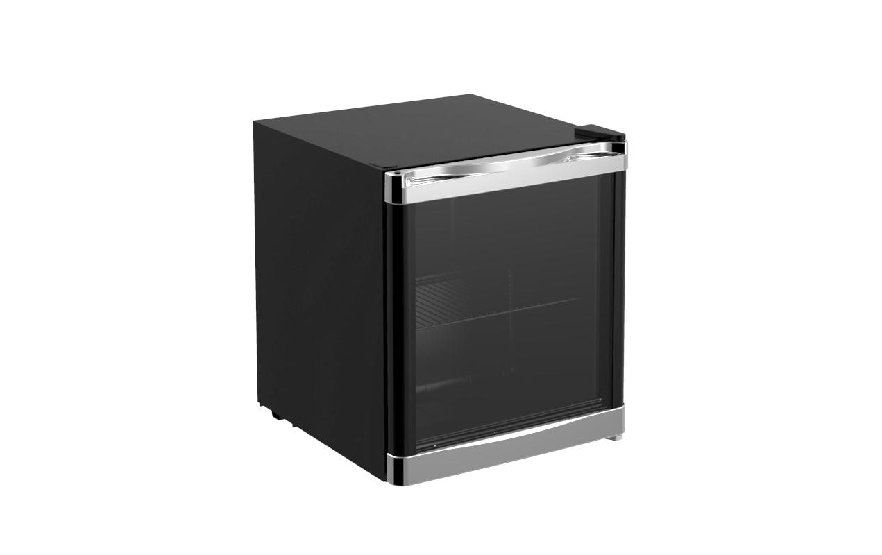Mini - Gewerbekühlschrank Schwarz, Rechts, Wechselbar - MEGART