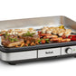 Tischgrill Maxi Plancha Schwarz/Silber - MEGART