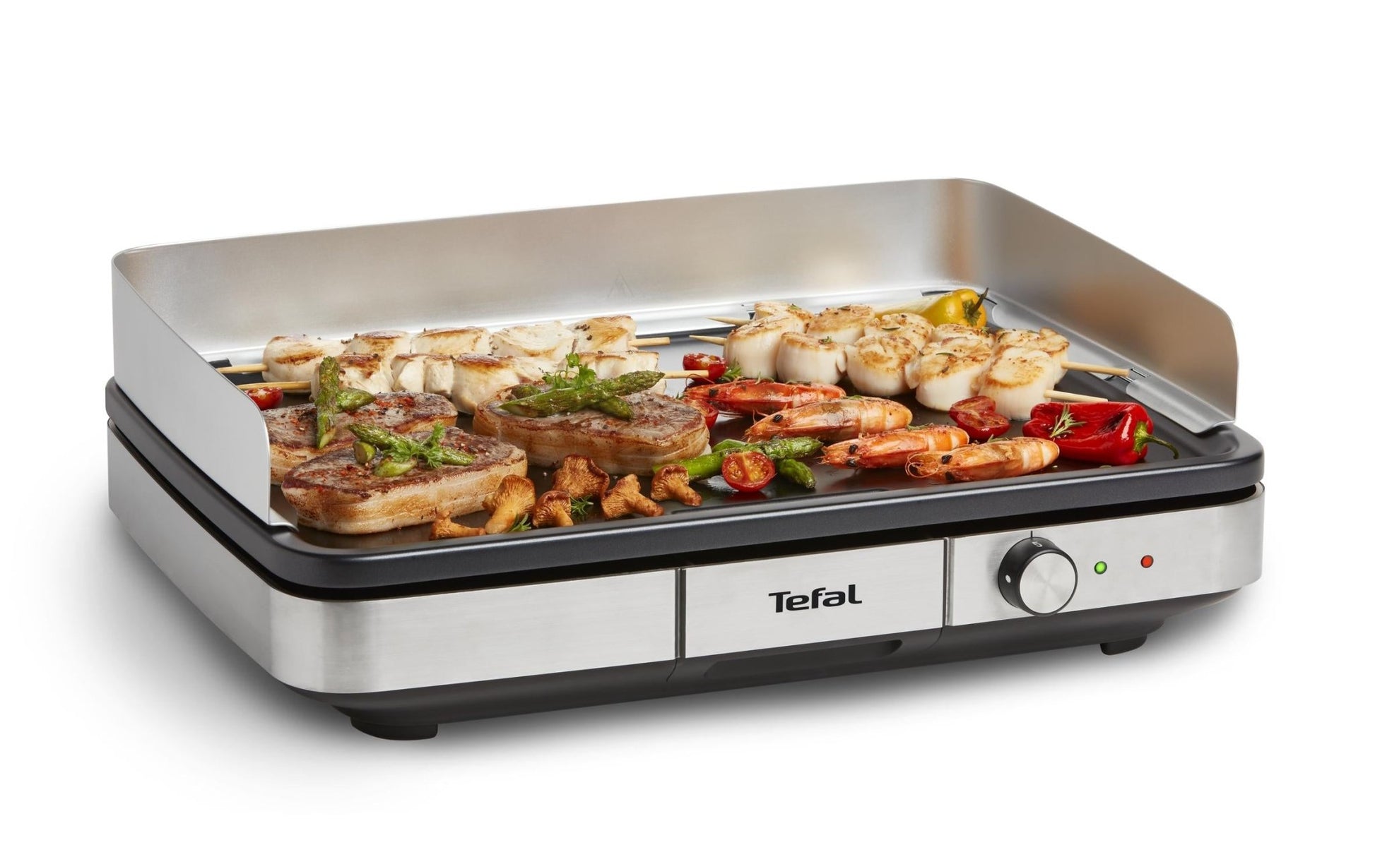Tischgrill Maxi Plancha Schwarz/Silber - MEGART