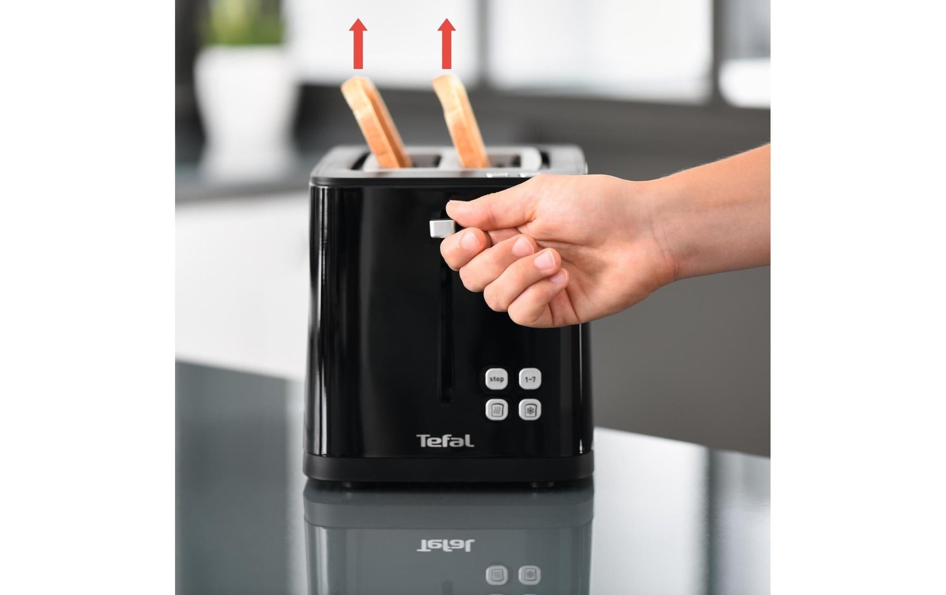 Toaster Smart'n Light Schwarz - MEGART