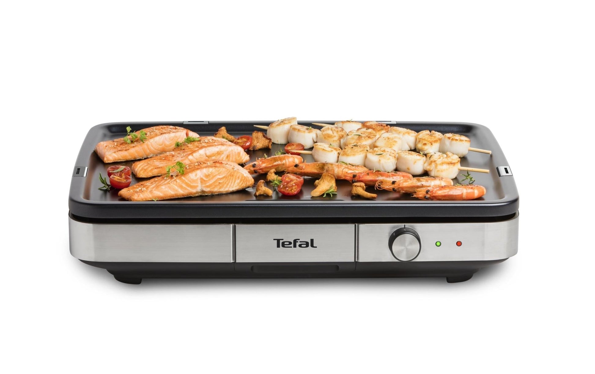 Tischgrill Maxi Plancha Schwarz/Silber - MEGART