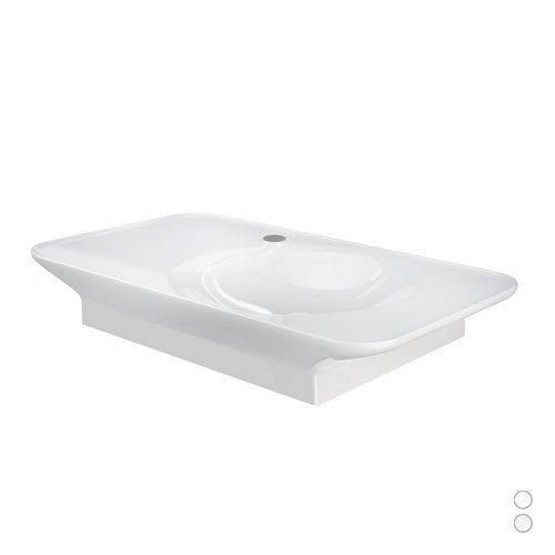 Valet 92 cm Wandwaschbecken, Ablage links - MEGART