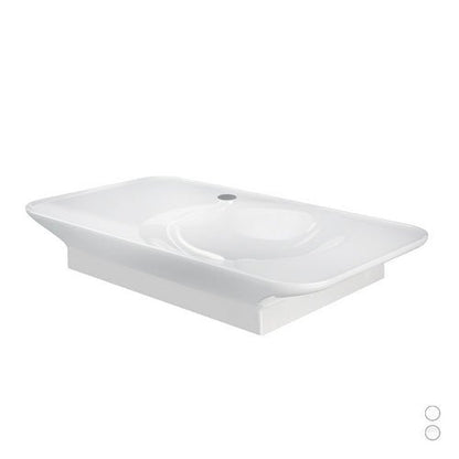 Valet 92 cm Wandwaschbecken, Ablage links - MEGART