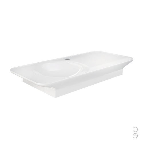 Valet - Wandwaschbecken, 112 cm, Ablage rechts - MEGART