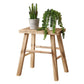 Hocker Holz, Braun 19 x 33 x 37cm - MEGART