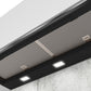 iQ500, Integrierte Designhaube, 90 cm, Klarglas schwarz LJ97BAM60 - MEGART