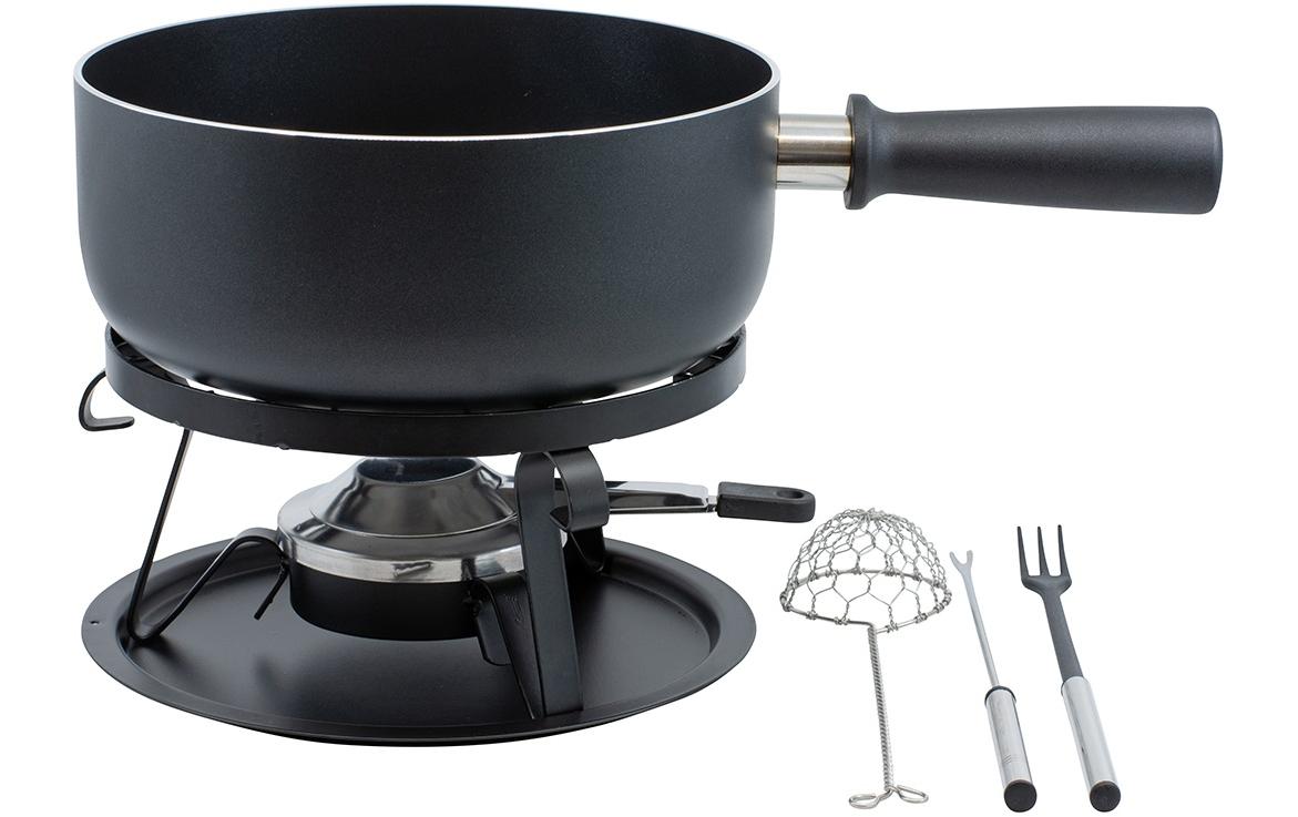 Käsefondue - Set Royal 22 Teile, Schwarz - MEGART