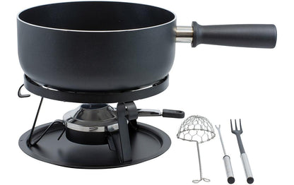 Käsefondue - Set Royal 22 Teile, Schwarz - MEGART