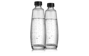 Carafe en verre DUO 1 l, 2 pièces
