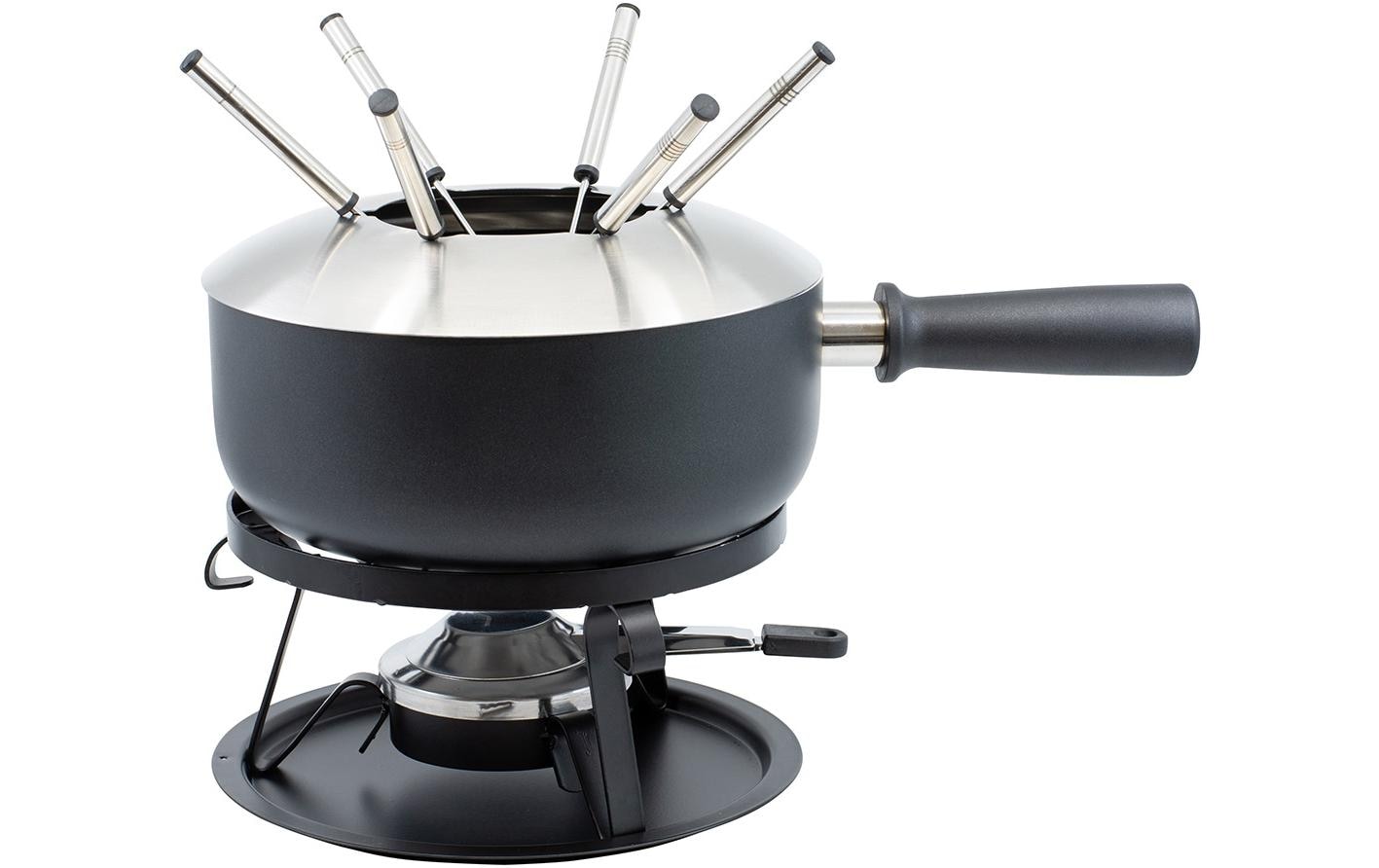 Käsefondue - Set Royal 22 Teile, Schwarz - MEGART