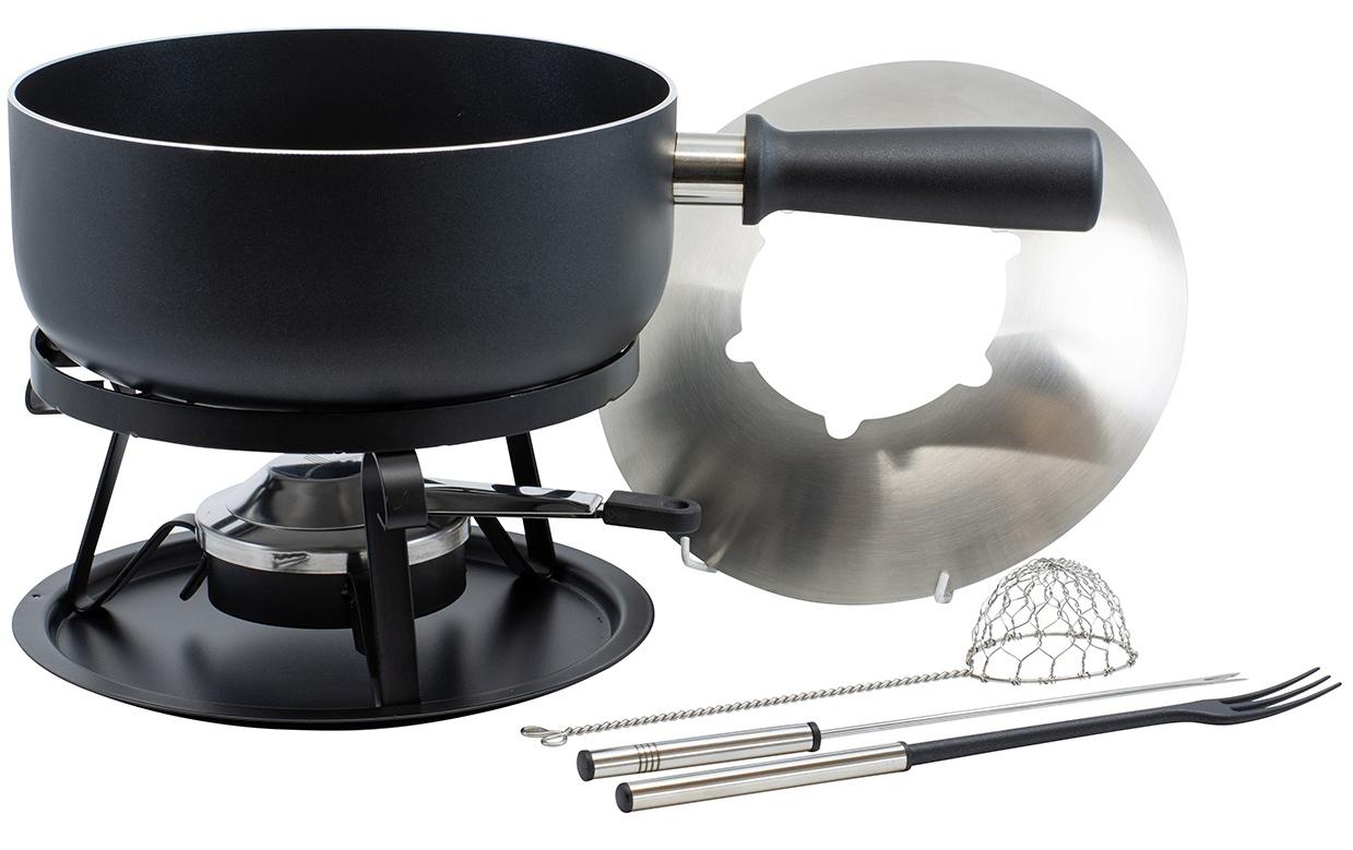Käsefondue - Set Royal 22 Teile, Schwarz - MEGART
