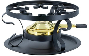 Fondue-Rechaud Traditional Ø 21 cm Gold/Schwarz