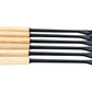 Käsefonduegabel Protect Wood Black 6 Personen - MEGART
