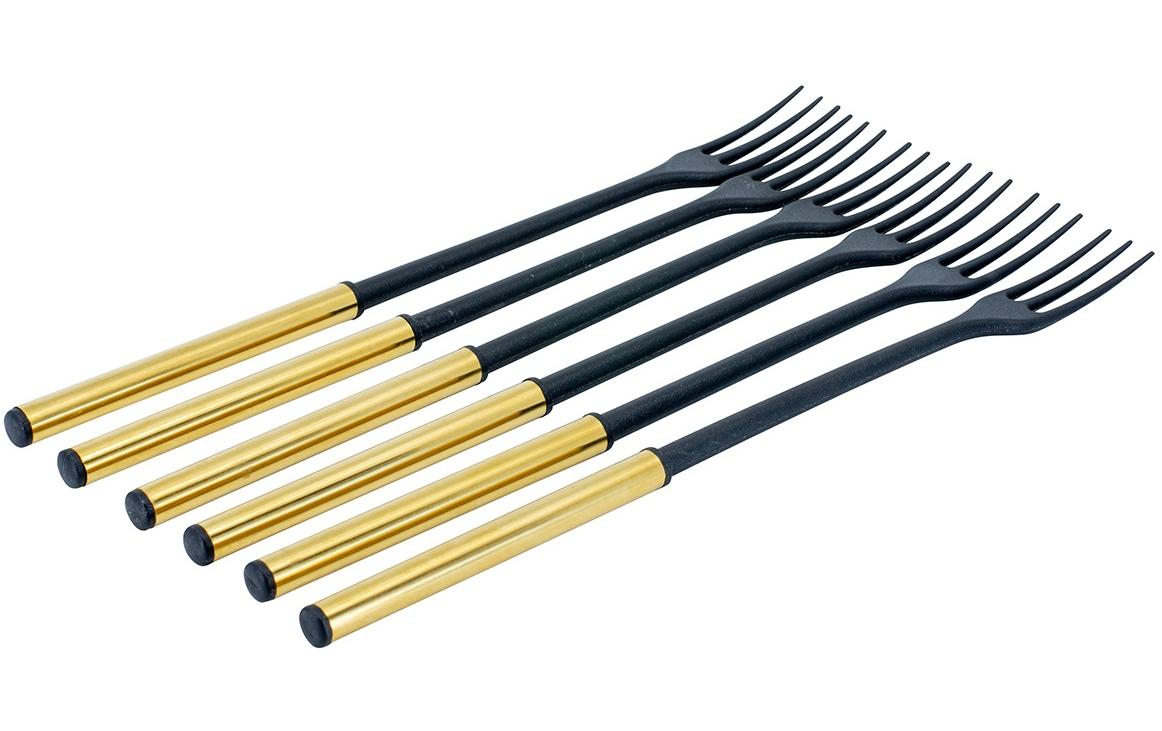 Käsefonduegabel Protect Gold 6 Personen - MEGART