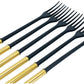 Käsefonduegabel Protect Gold 6 Personen - MEGART
