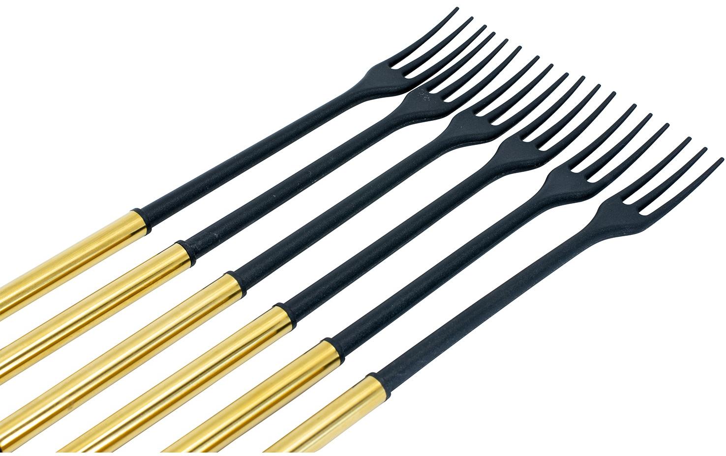 Käsefonduegabel Protect Gold 6 Personen - MEGART
