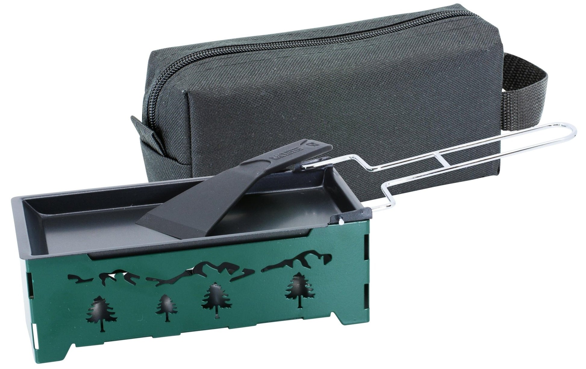 Teelicht - Raclette 2go Panorama Grün/Schwarz - MEGART