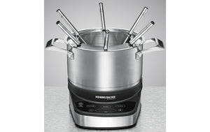 Set fonduta All-in-One 20.F 1200, 7 pezzi, argento