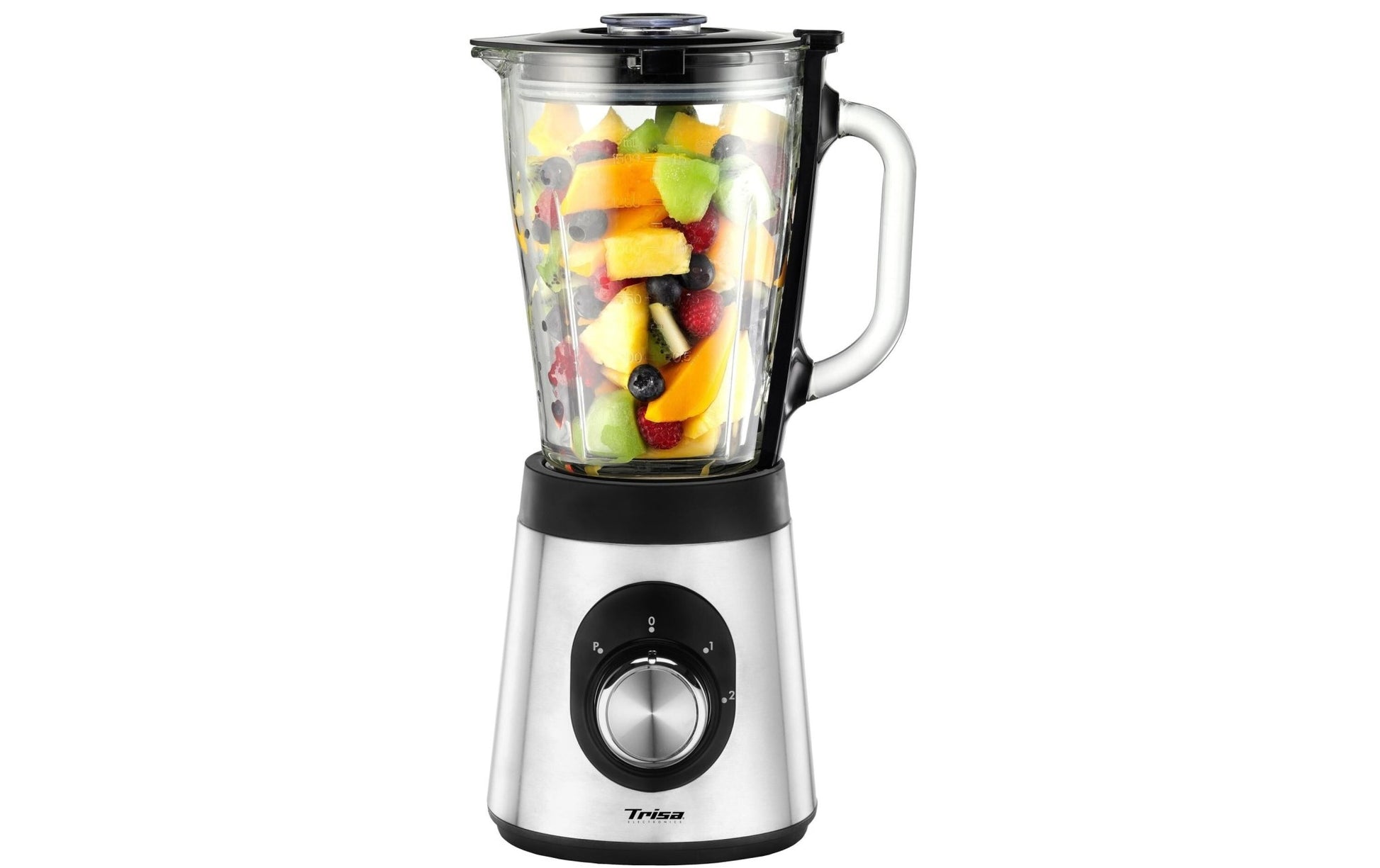 Standmixer Royal Crush Silber/Schwarz - MEGART