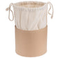 Kartoffelsack in Pappbox, 15 cm, Nature/Weiss