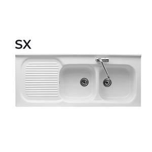 Einbau - Keramikspüle Mit 2 Becken - MEGART